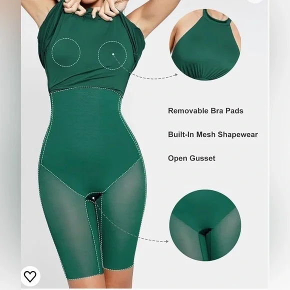 Elegant Green Midi Dress - Picture 4 of 15